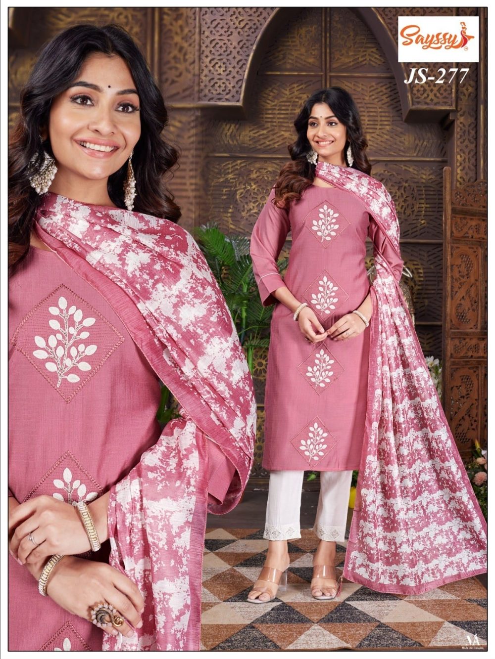 Pink Vatican Kurta Set