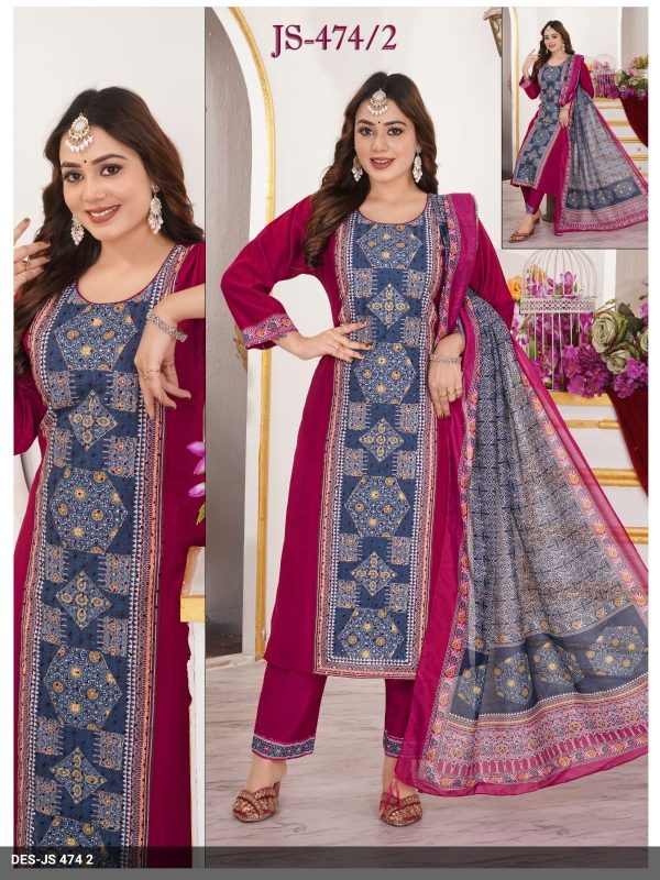 Rani Pink Vatican Kurta Set