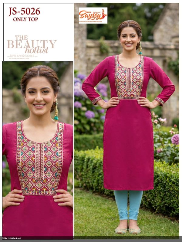 Rani Pink Roman Kurti