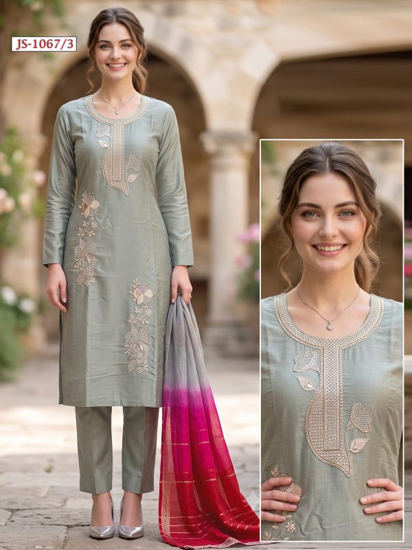 Sage Green Roman Kurta Set