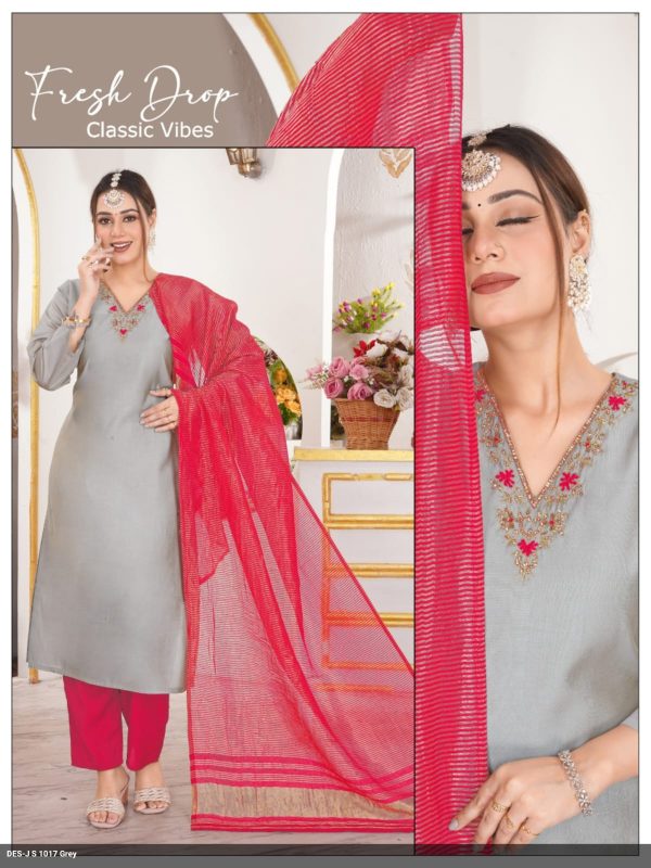 Brown Roman Kurta Set