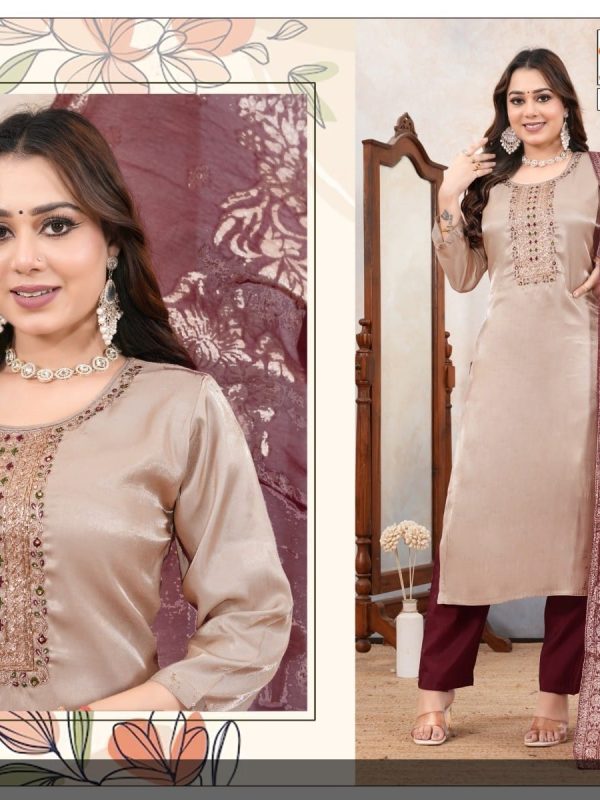 Cream Roman Kurta Set