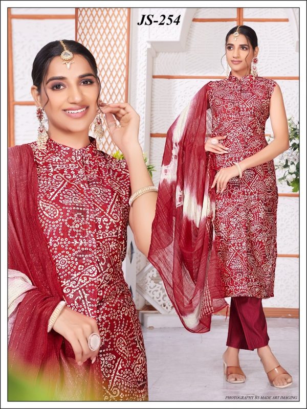 Red Vatican Kurta Set
