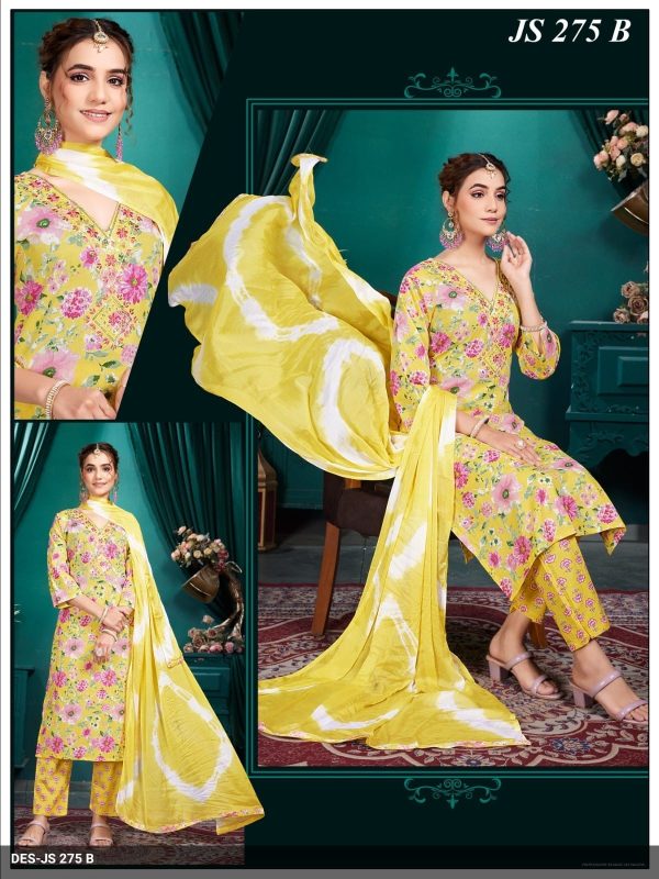 Yellow Pure Cotton Kurta Set