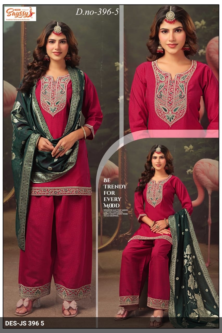Pink Roman Kurta Set