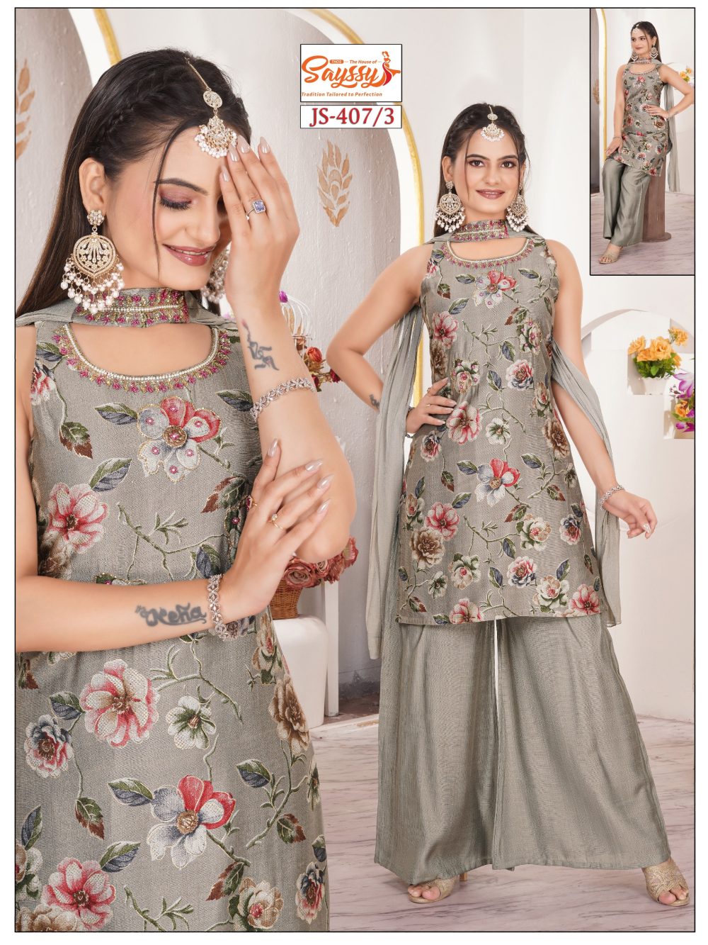 Grey Vatican Kurta Set