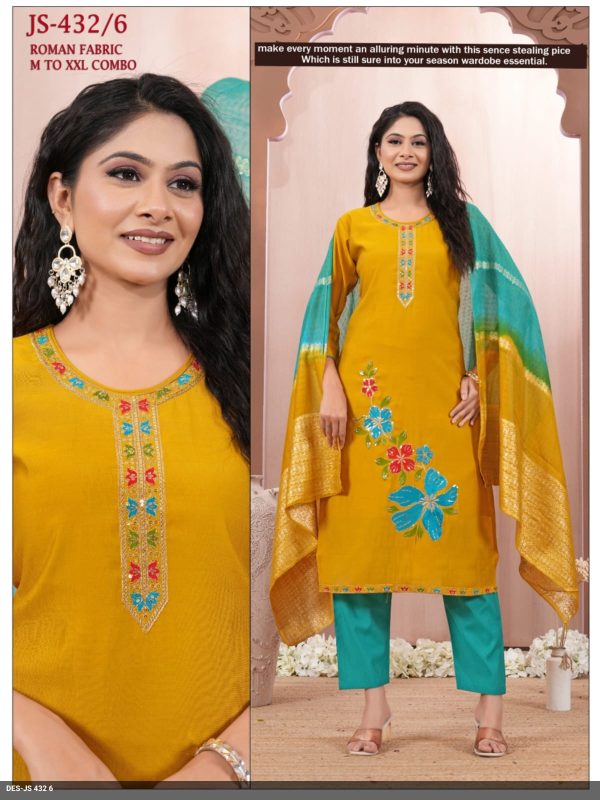 Dusty Pink Chanderi Buti Kurta Set