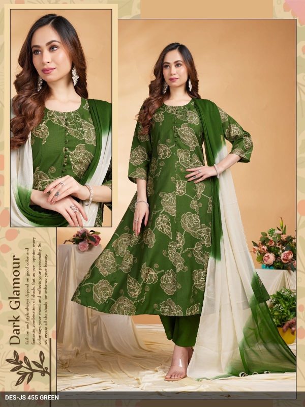 Green Vatican Kurta Set