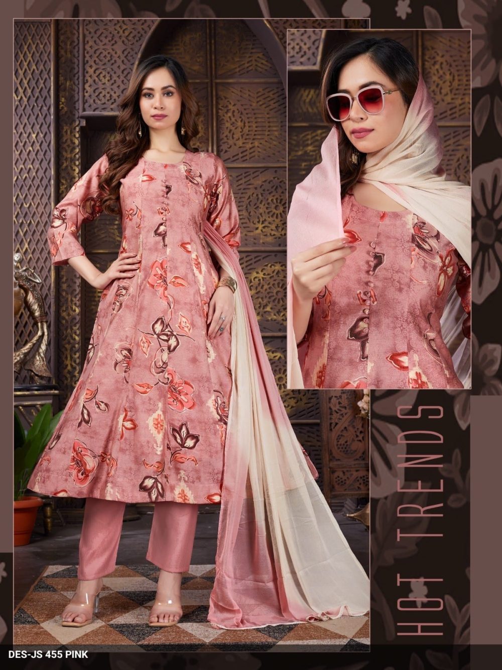Pink Vatican Kurta Set