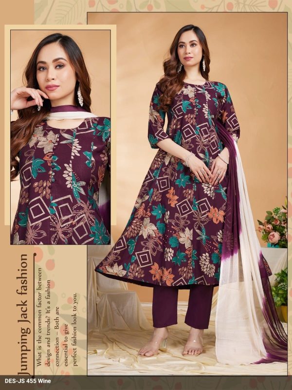 Wine Vatican Kurta Set
