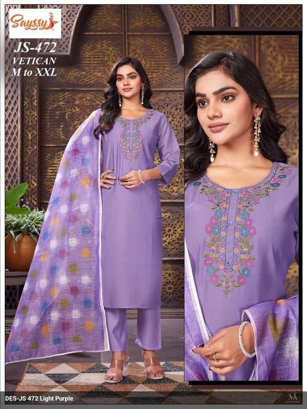 Lavender Vatican Kurta Set