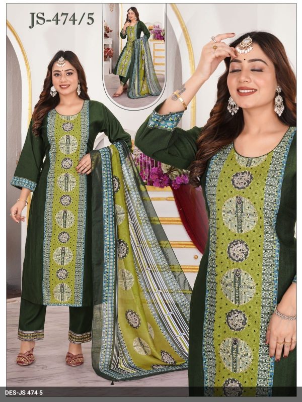 Mehndi Green Vatican Kurta Set