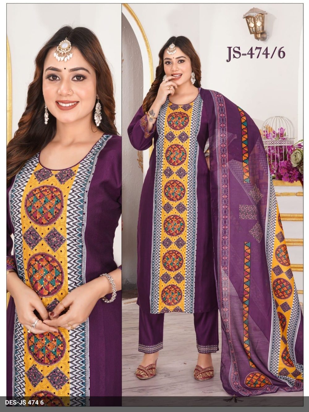 Purple Vatican Kurta Set