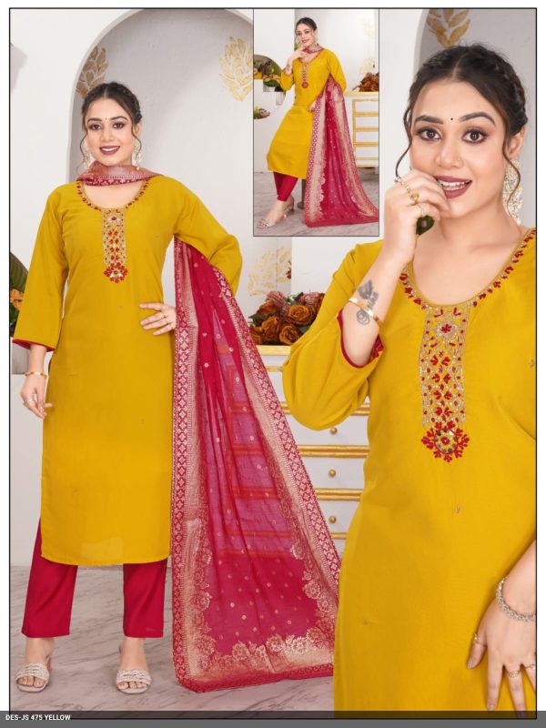 Yellow Rangeela Kurta Set