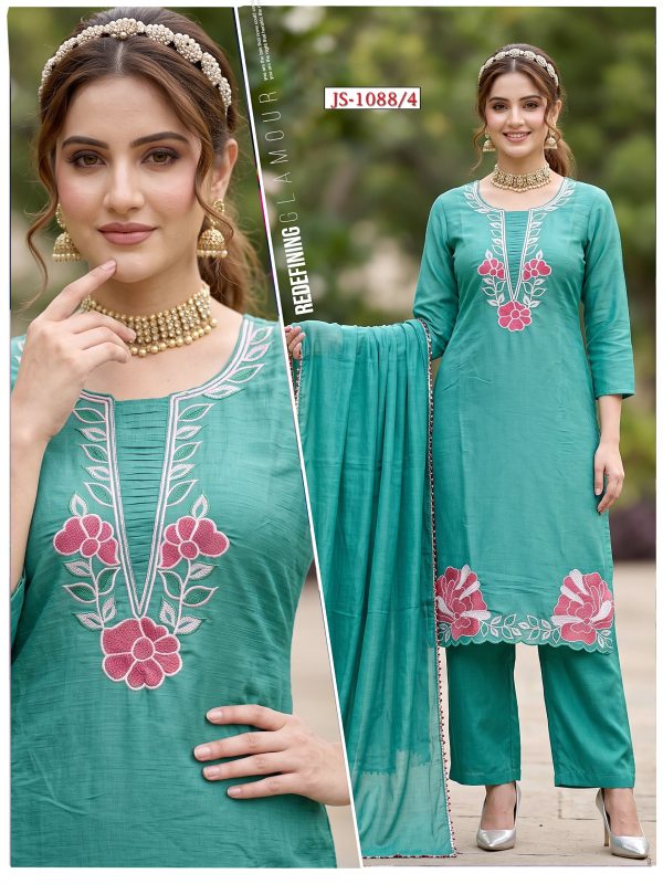 Rama Mul Cotton Kurta Set