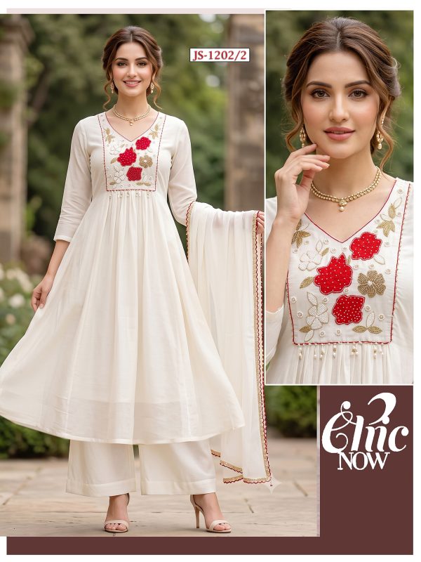 White Mul Cotton Kurta Set